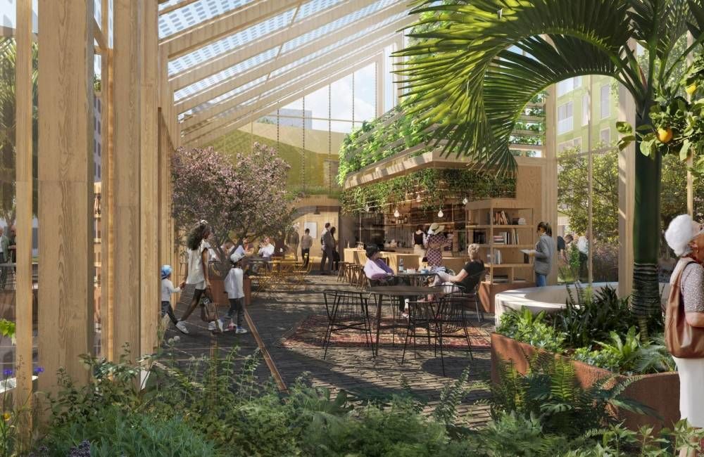 Vinnerforslaget Reinventing Cities på Furuset. Team: OBOS Nye Hjem, LPO, Bollinger + Grohmann, Veidekke Vinnerforslaget Reinventing Cities på Furuset. Team: OBOS Nye Hjem, LPO, Bollinger + Grohmann, Veidekke